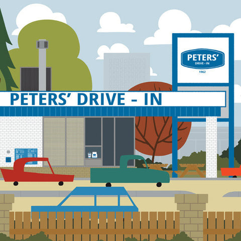 Calgary - Peters' Drive-in - Art Print - Snow Alligator by Jason Blower