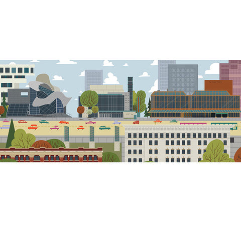 Edmonton - Downtown Arts District - Art Print - Snow Alligator by Jason Blower