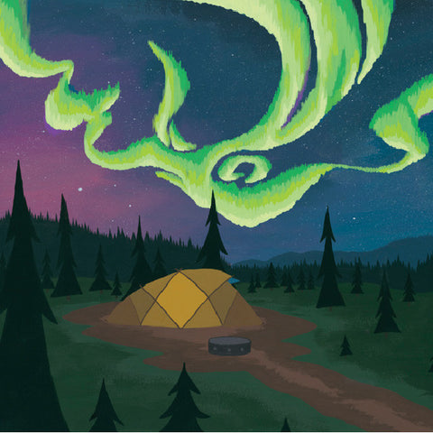 Northern Lights - Art Print - Snow Alligator by Jason Blower