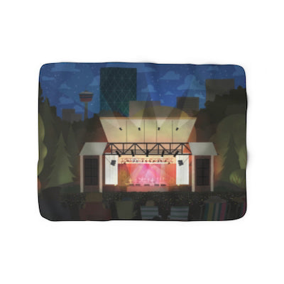 Calgary FolkFest - Fleece Blanket