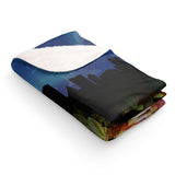 *pre order* Edmonton FolkFest -  Fleece Blanket - Home Decor - Snow Alligator by Jason Blower