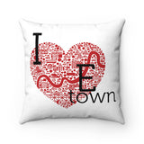 I Heart #YEG - Pillow - Home Decor - Snow Alligator by Jason Blower