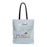 The Great Outdoors Tote bag - Bags - Snow Alligator by Jason Blower