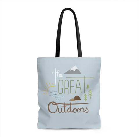 The Great Outdoors Tote bag - Bags - Snow Alligator by Jason Blower