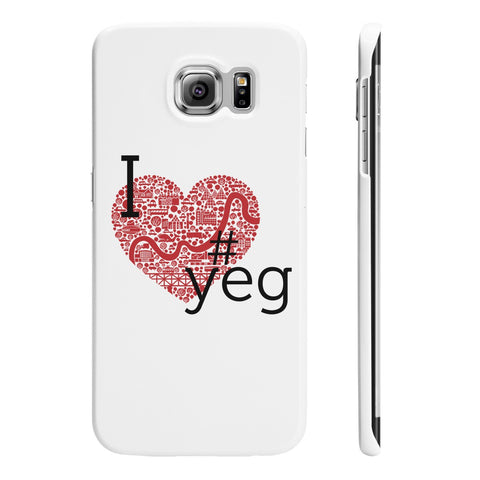 I Heart YEG - Samsung Galaxy S6 Slim - Phone Case - Snow Alligator by Jason Blower