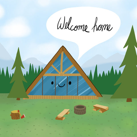 Greetings - A-Frame Cabin