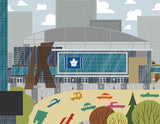 Toronto - Air Canada Centre - Leafs - Art Print - Snow Alligator by Jason Blower