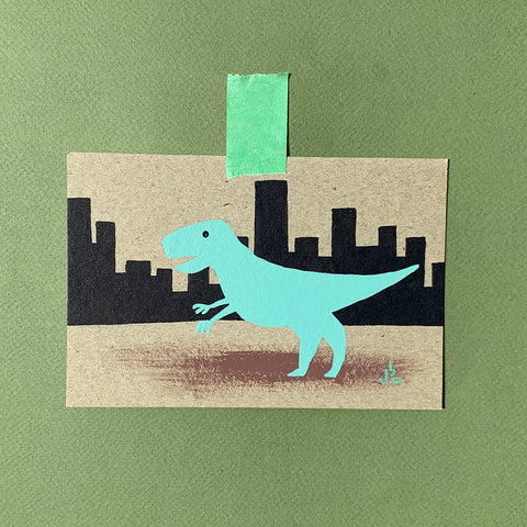 Mini Painting: Urban Dinosaurs