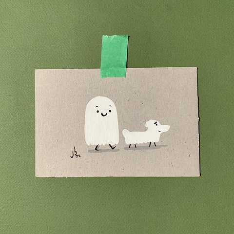 Mini Painting: Ghost dog walk