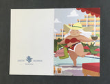 Mrs. Claus Greeting Card - Greeting Card - Snow Alligator by Jason Blower