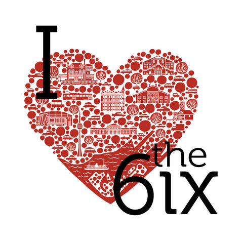 I Heart #the6ix - Art Print - Snow Alligator by Jason Blower