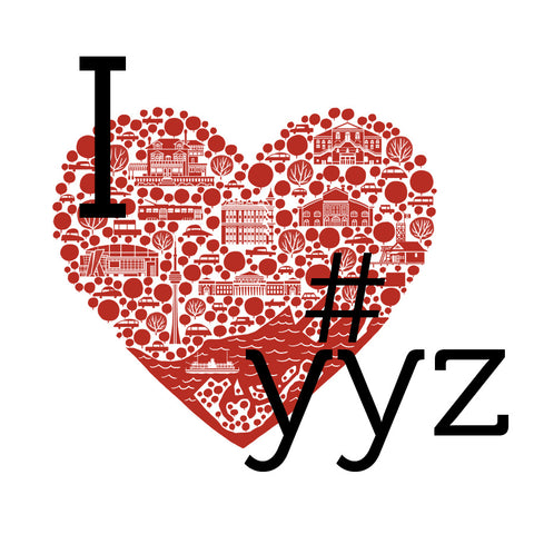 I Heart #YYZ - Art Print - Snow Alligator by Jason Blower