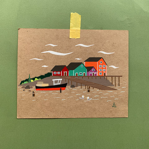 Mini Painting : Little Island