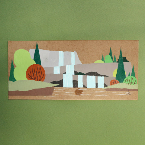 Mini Painting : Waterfall