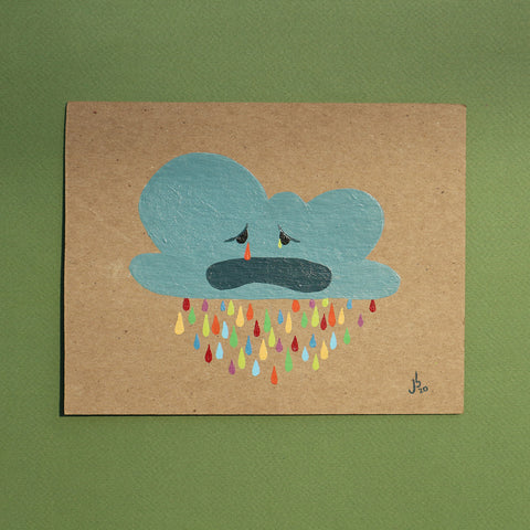 Mini Painting : Sad Cloud