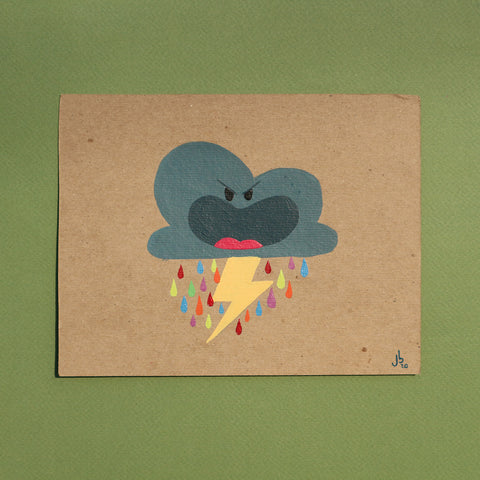 Mini Painting : Angry Thunder Cloud