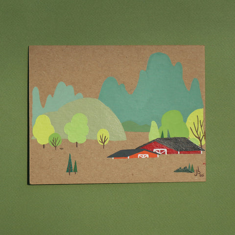 Mini Painting : Barn Valley