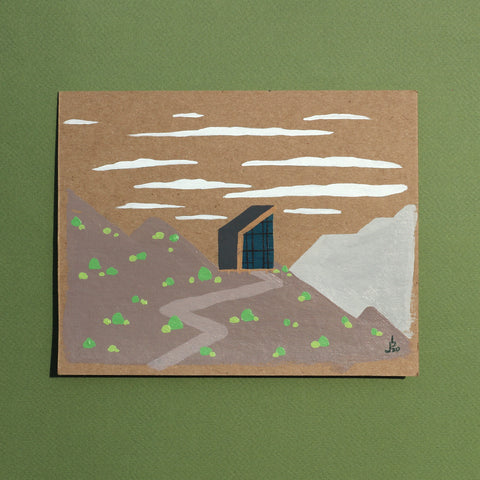 Mini Painting : Modern Cabin