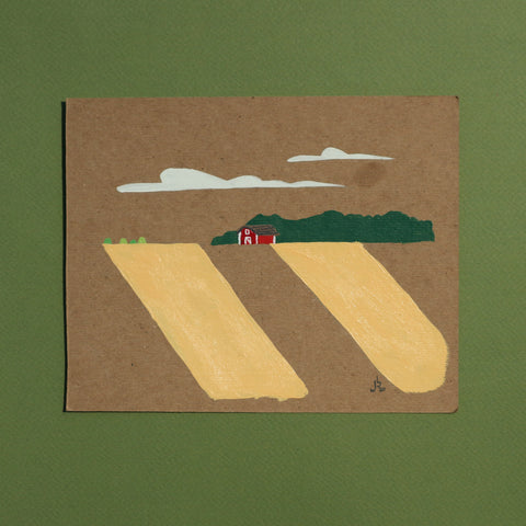 Mini Painting : Tiny barn