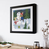 Mouse and Deer - Snowman