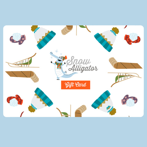 Snow Alligator Gift Card