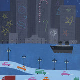 Christmas City - Road - Paintings - Snow Alligator by Jason Blower