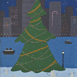 Christmas City - Snowmen - Paintings - Snow Alligator by Jason Blower