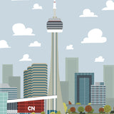 Toronto - CN Tower - Art Print - Snow Alligator by Jason Blower