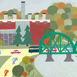 Edmonton - Rossdale / Walterdale - Art Print - Snow Alligator by Jason Blower