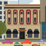Edmonton - Union Bank Inn - Art Print - Snow Alligator by Jason Blower