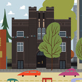Edmonton - Old Citadel - Art Print - Snow Alligator by Jason Blower
