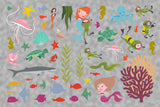 Ocean Adventure - Transfer Activity - Stickers - Snow Alligator by Jason Blower