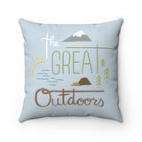 The Great Outdoors - Pillow - Home Decor - Snow Alligator by Jason Blower