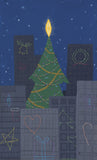 Christmas City - Tree - Paintings - Snow Alligator by Jason Blower