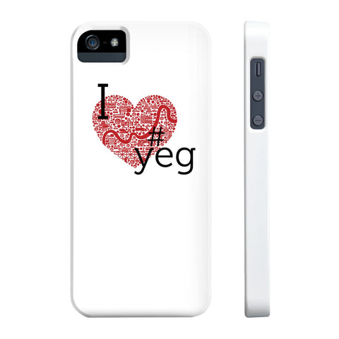 I heart YEG - Slim Iphone 5/5s/5se - Phone Case - Snow Alligator by Jason Blower