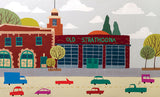 Edmonton - Farmers' Market - Art Print - Snow Alligator by Jason Blower