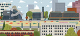 Edmonton - Downtown Arts District - Art Print - Snow Alligator by Jason Blower