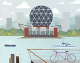 Vancouver - Science World - Art Print - Snow Alligator by Jason Blower