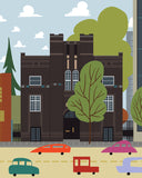 Edmonton - Old Citadel - Art Print - Snow Alligator by Jason Blower