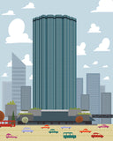 Edmonton - Manulife Place - Art Print - Snow Alligator by Jason Blower