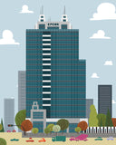 Edmonton - EPCOR Tower - Art Print - Snow Alligator by Jason Blower