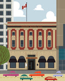 Edmonton - Union Bank Inn - Art Print - Snow Alligator by Jason Blower
