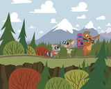 Scouts - Hike - Art Print - Snow Alligator by Jason Blower