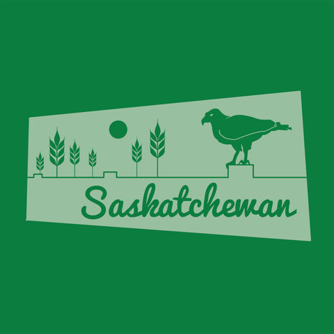Provincial - Saskatchewan - Art Print - Snow Alligator by Jason Blower